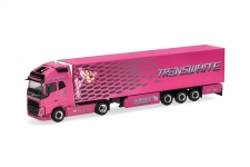 Herpa 319836 - H0 - Volvo FH GL XL 20 Kühlkoffer-Sattelzug Transwhite